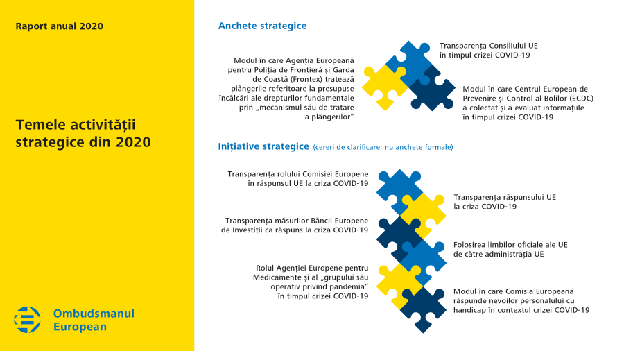 Temele activității strategice din 2020