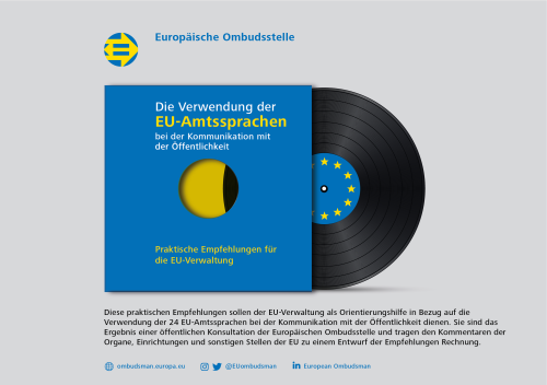 Verwendung der EU-Amtssprachen