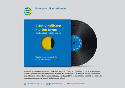 EU:n virallisten kielten käyttö