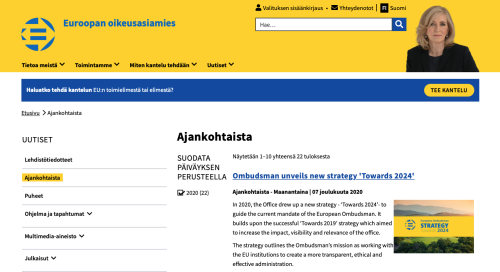Uutisosio