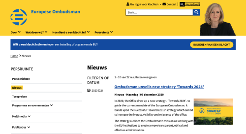 Nieuwsgedeelte