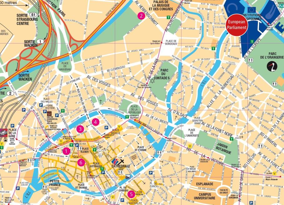 Mappa di Strasburgo