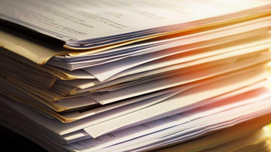 European Union flag and Digital Services Act document