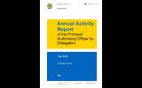 Annual Activity Report of the Principal Authorising Officer by Delegation 2018