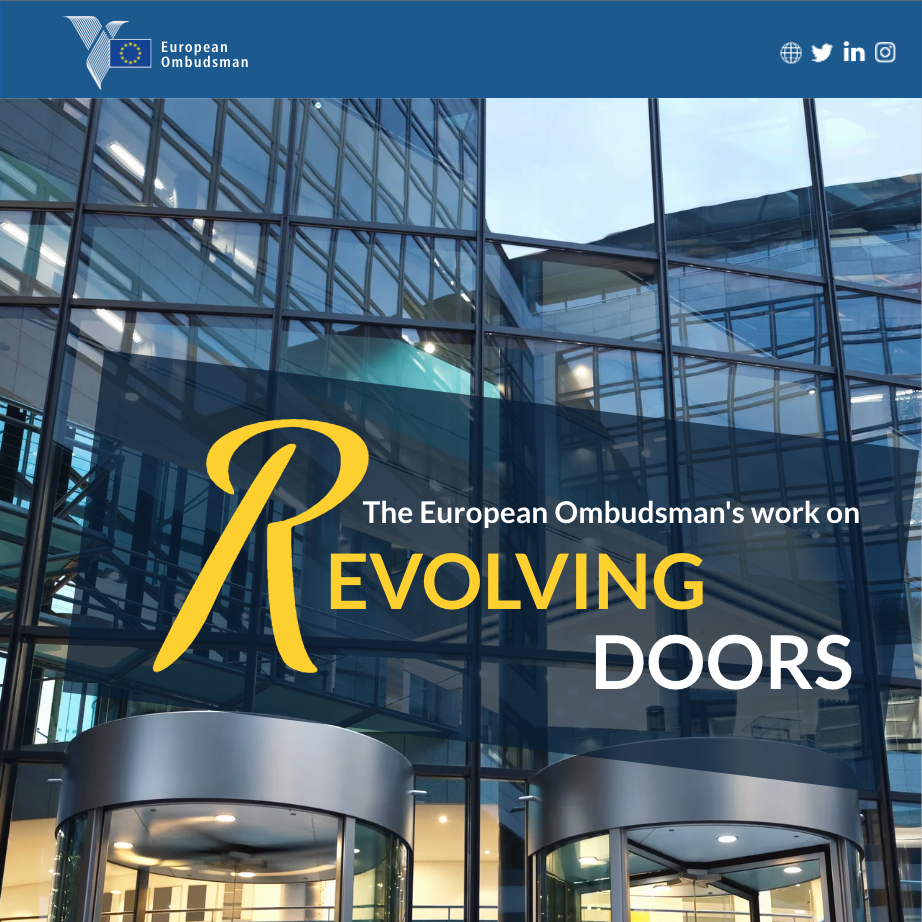 The European Ombudsman's work on Revolving Doors