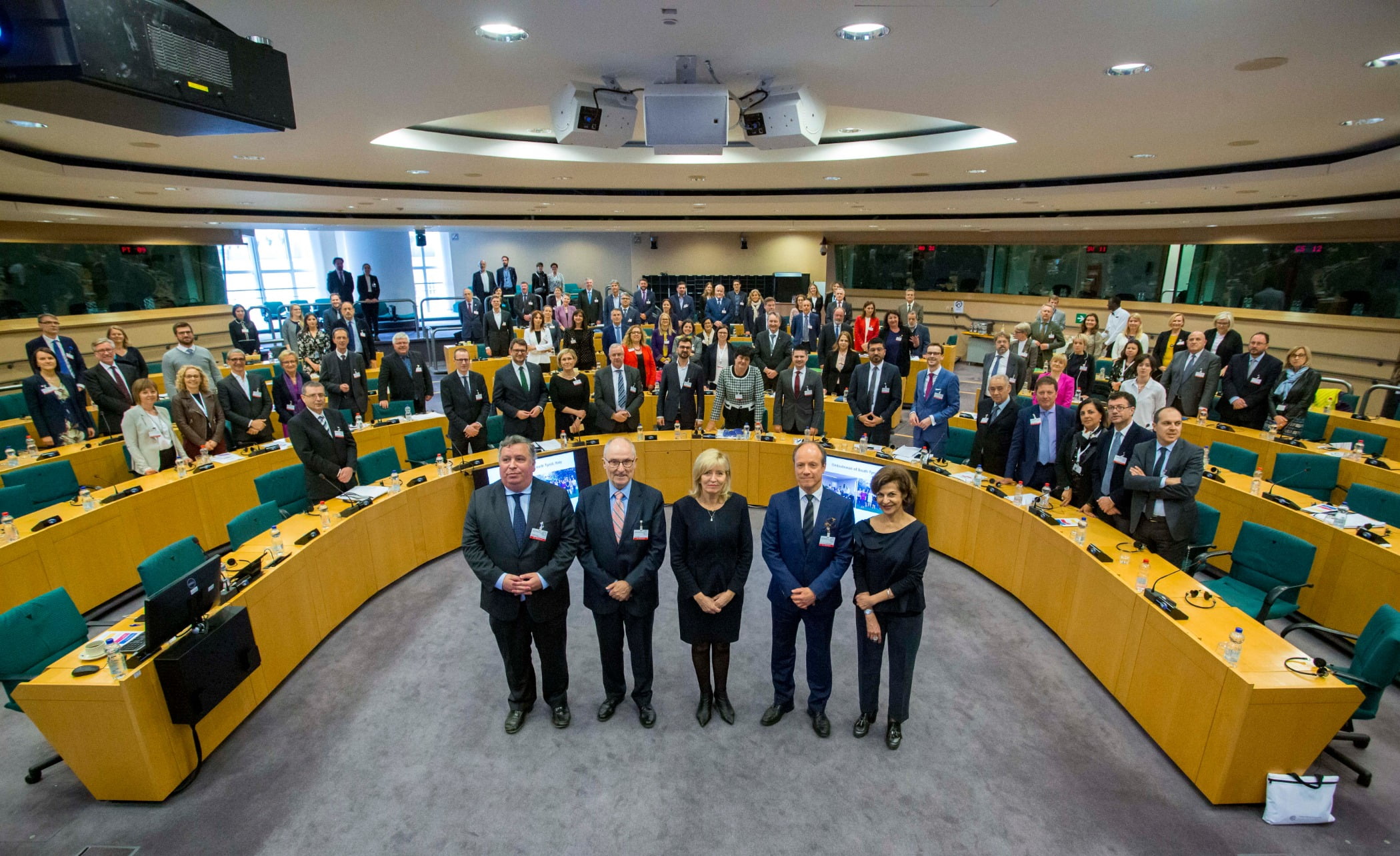 Trousers, Chair, Coat, Gesture, Suit